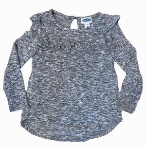 💕3 for $10💕Girls Old Navy gray long sleeve top